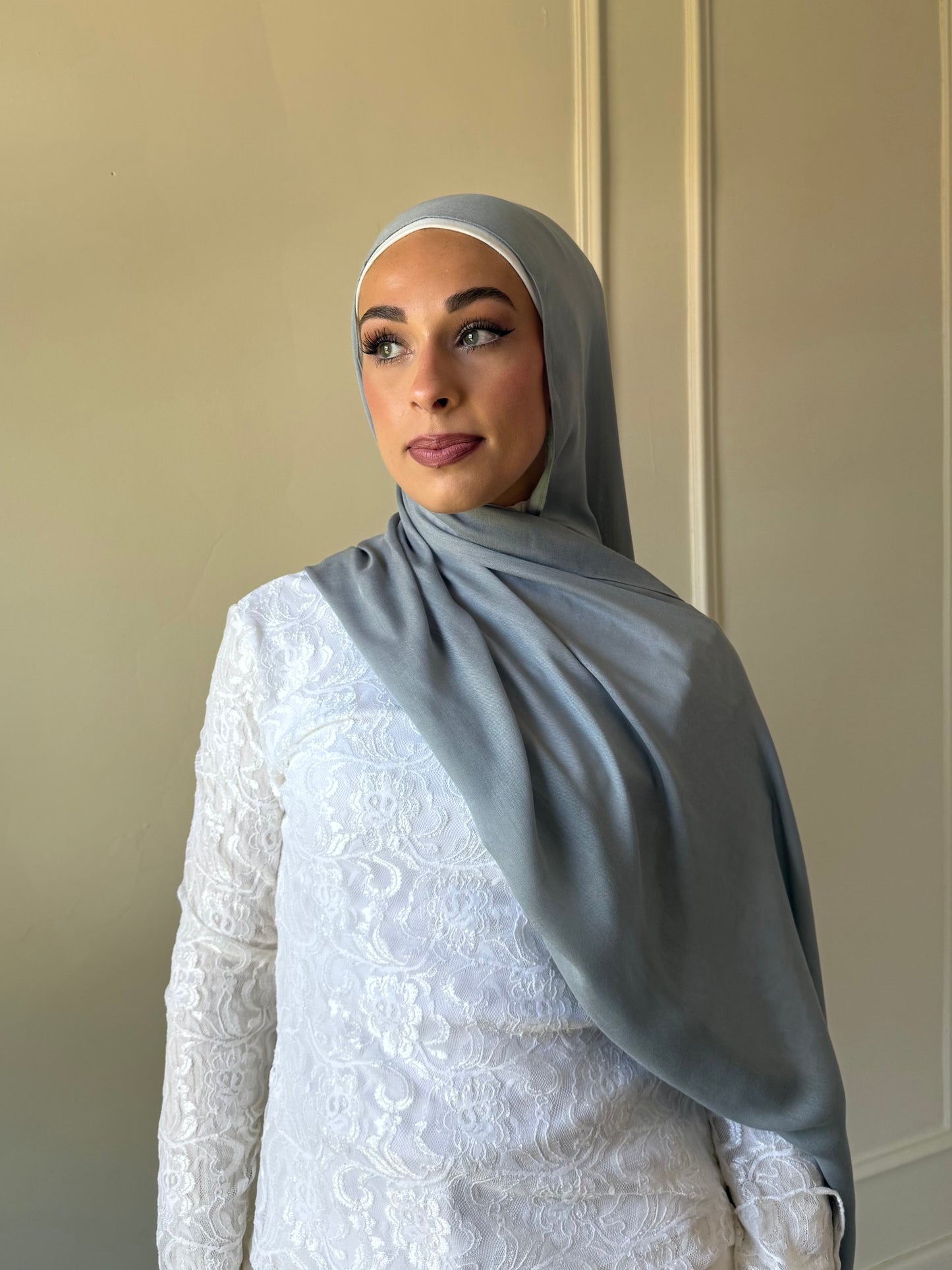 Dusty Blue Modal Hijab