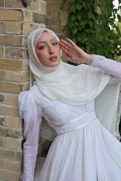 Meringue Lace Modal Hijab