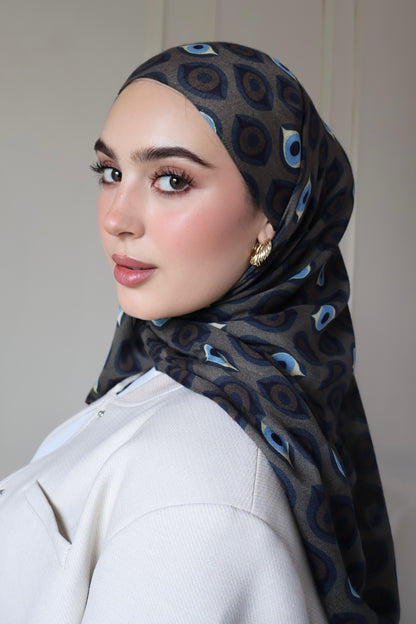 Peacock In Flight Modal Hijab