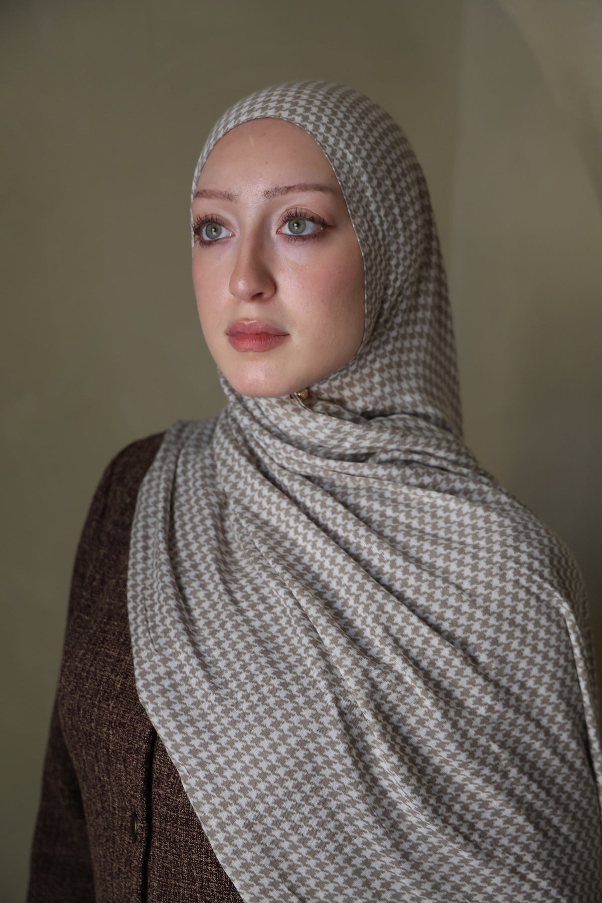 Classic Houndstooth Modal Hijab