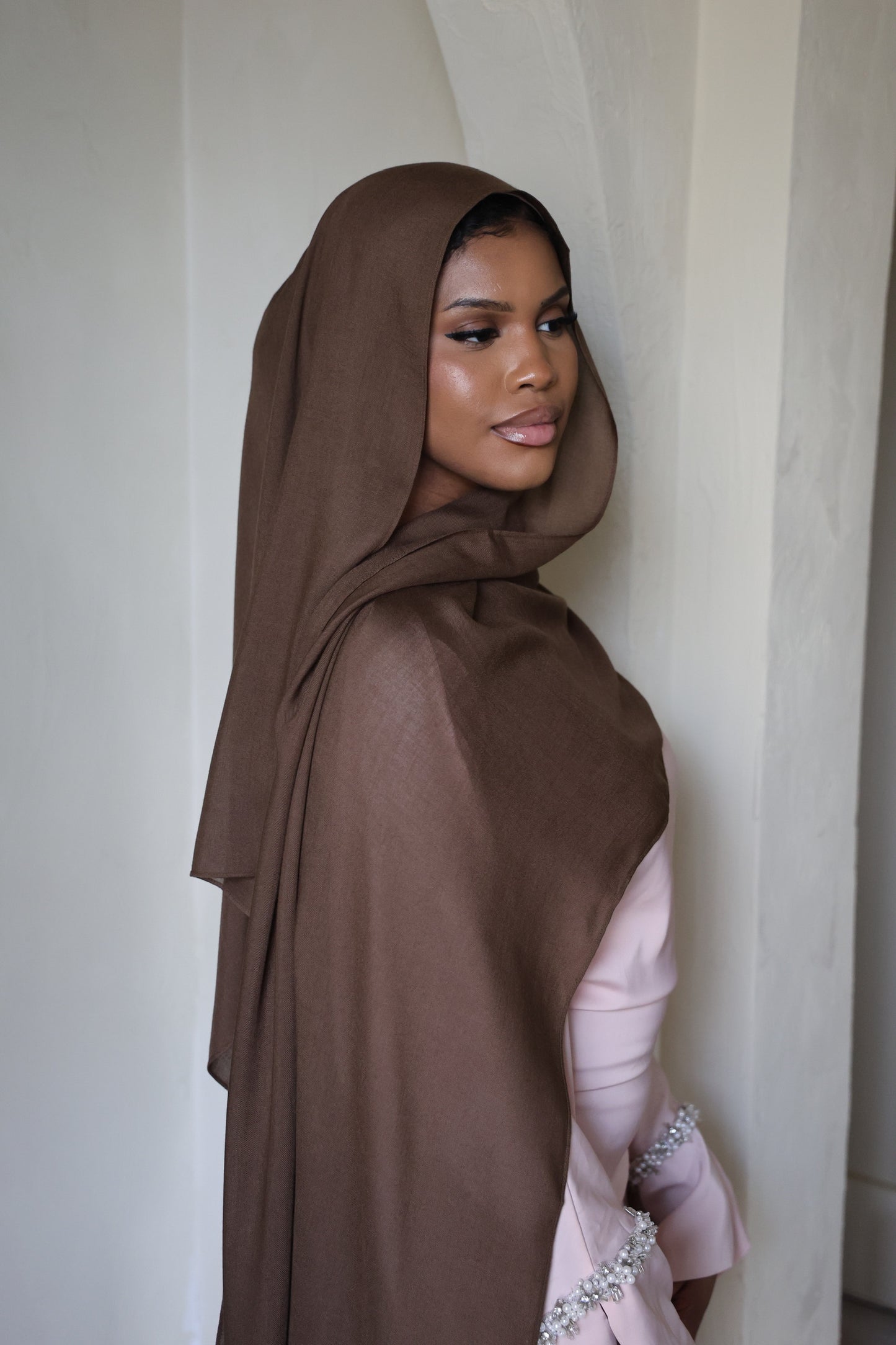 Walnut Date Modal Hijab