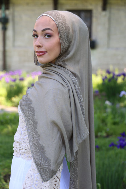 Seafoam Shore Modal Hijab
