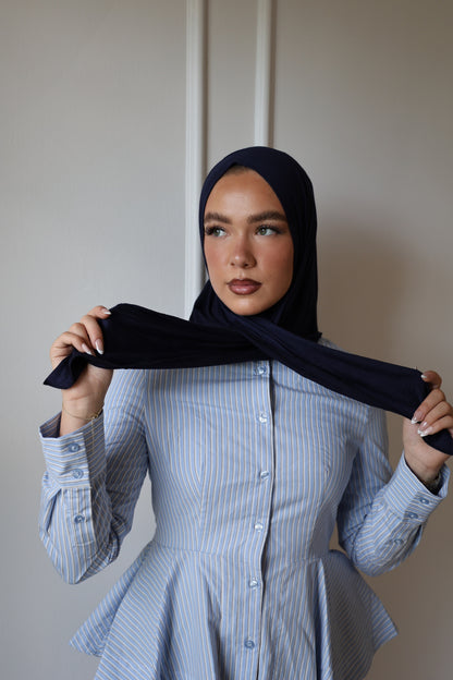 Midnight Easy Jersey Hijab