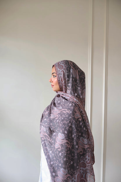 Blushing Paisley Modal Hijab