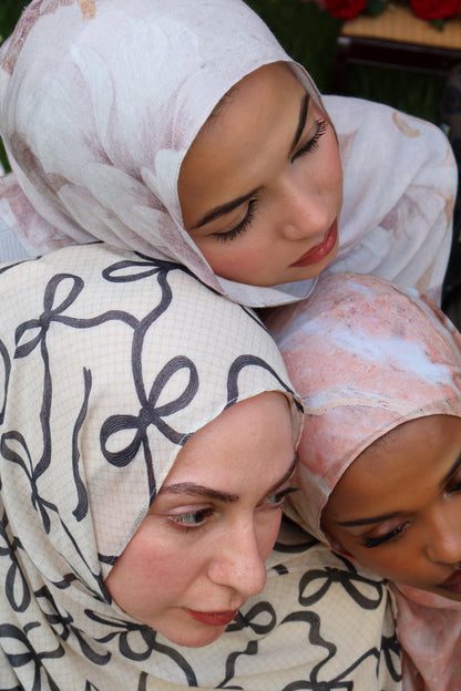 Tangled Silk Modal Hijab
