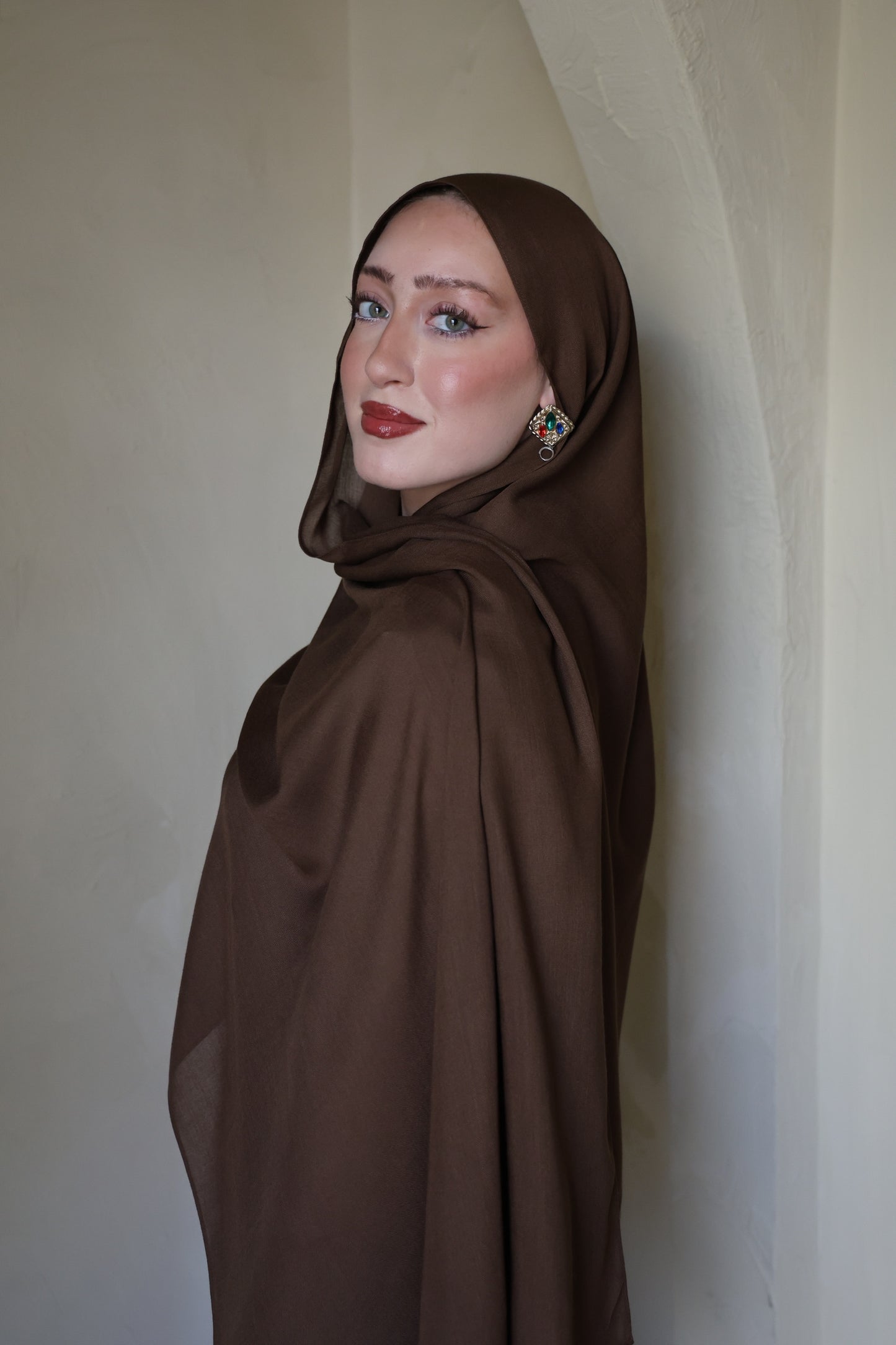 Walnut Date Modal Hijab
