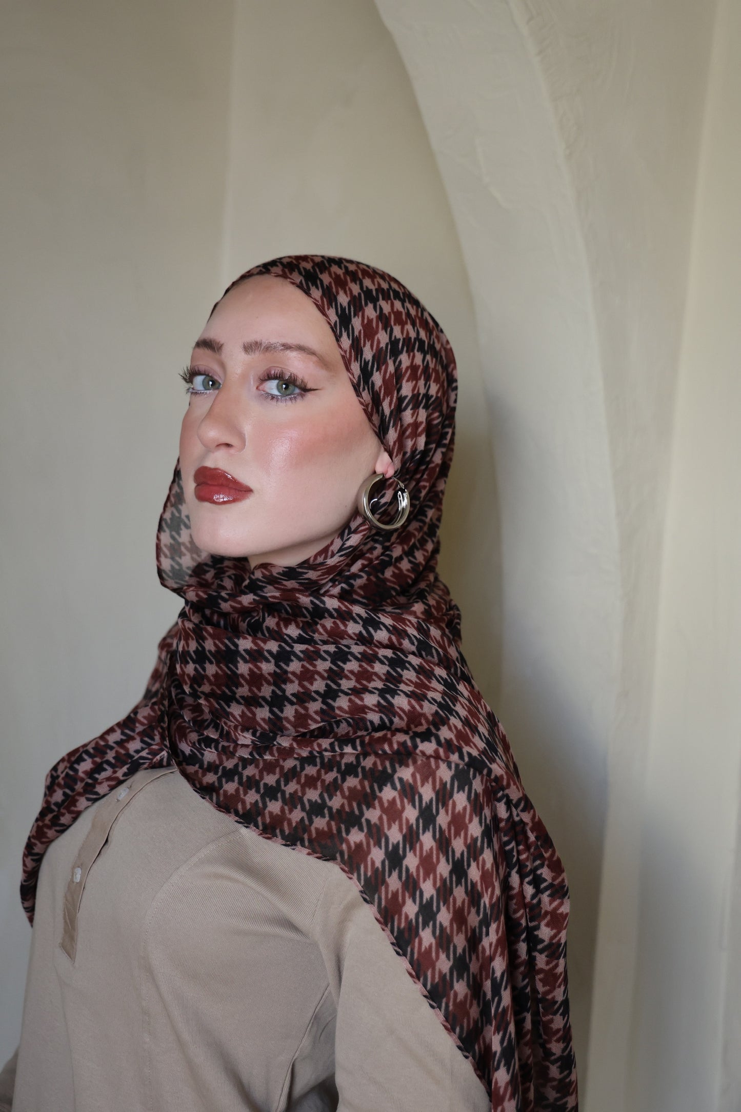 Ginger Plum Modal Hijab