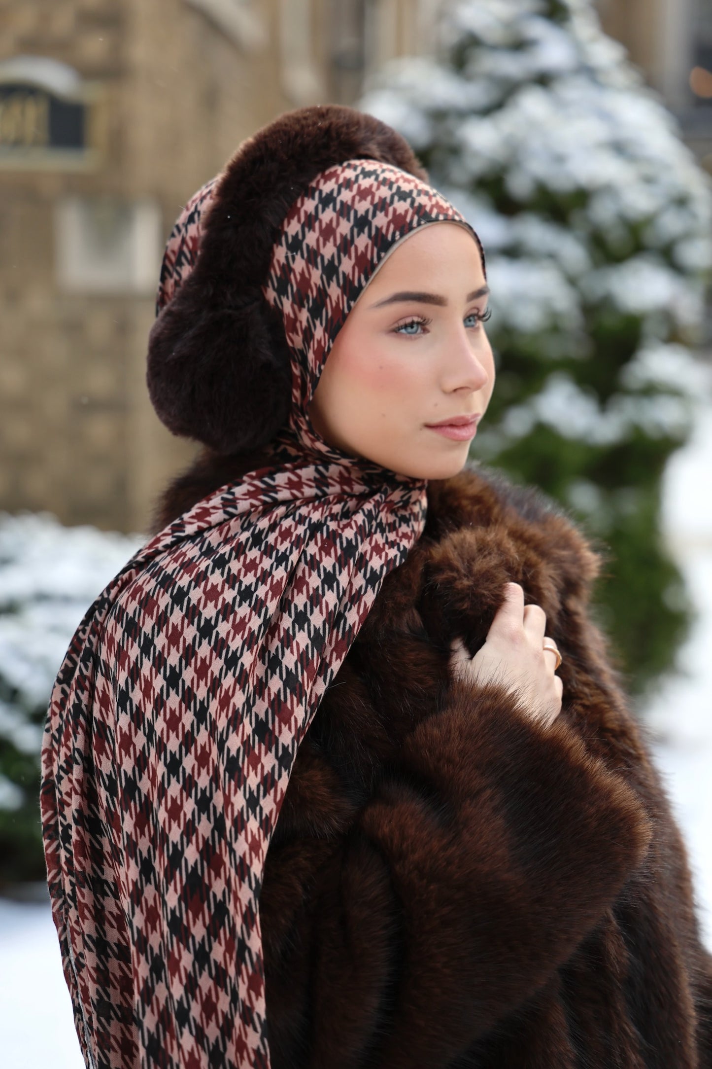 Ginger Plum Modal Hijab