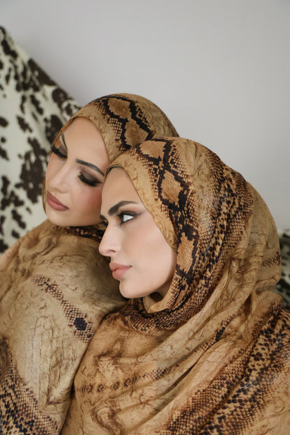 Golden Snake Modal Hijab