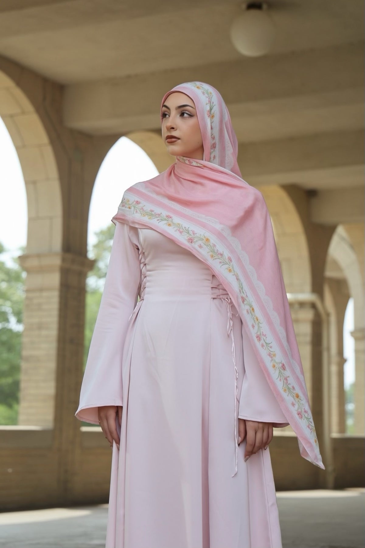 Enchanted Rose Modal Hijab