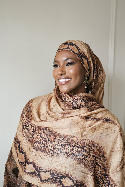 Golden Snake Modal Hijab