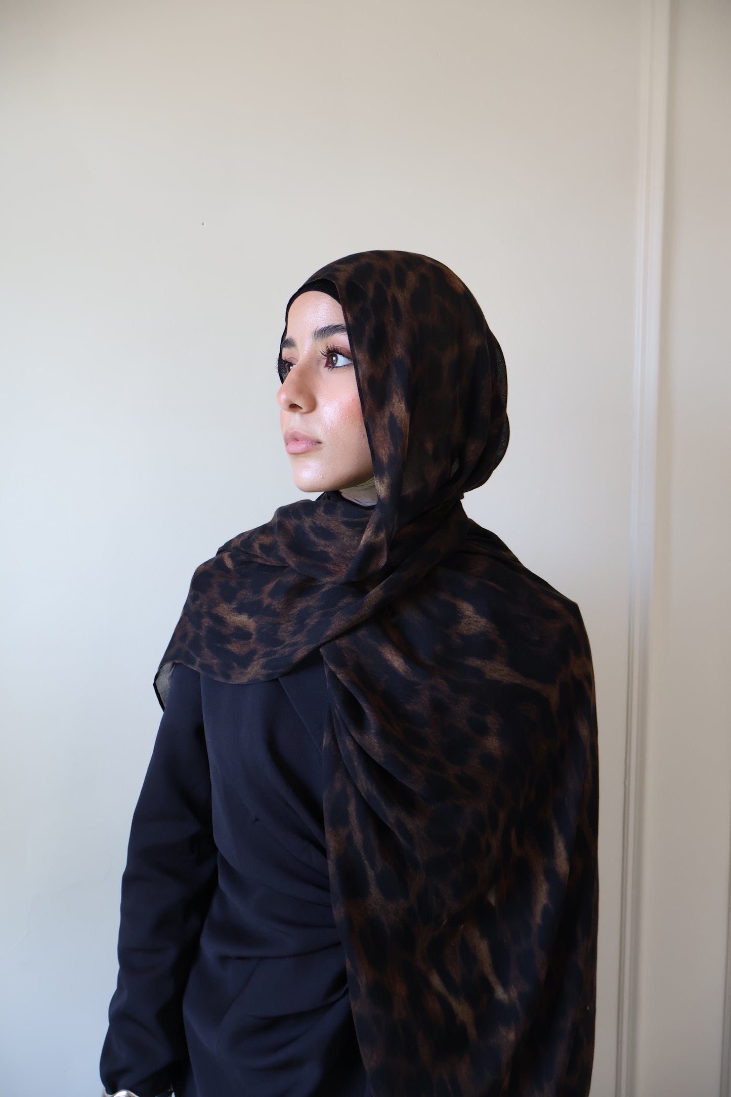 Coco Leopard Modal Hijab