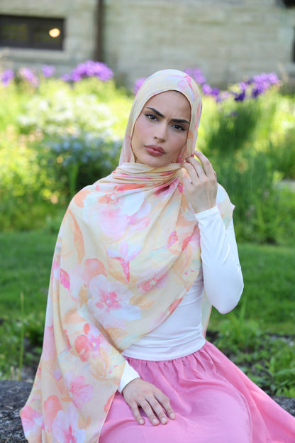 Peach Nectar Modal Hijab