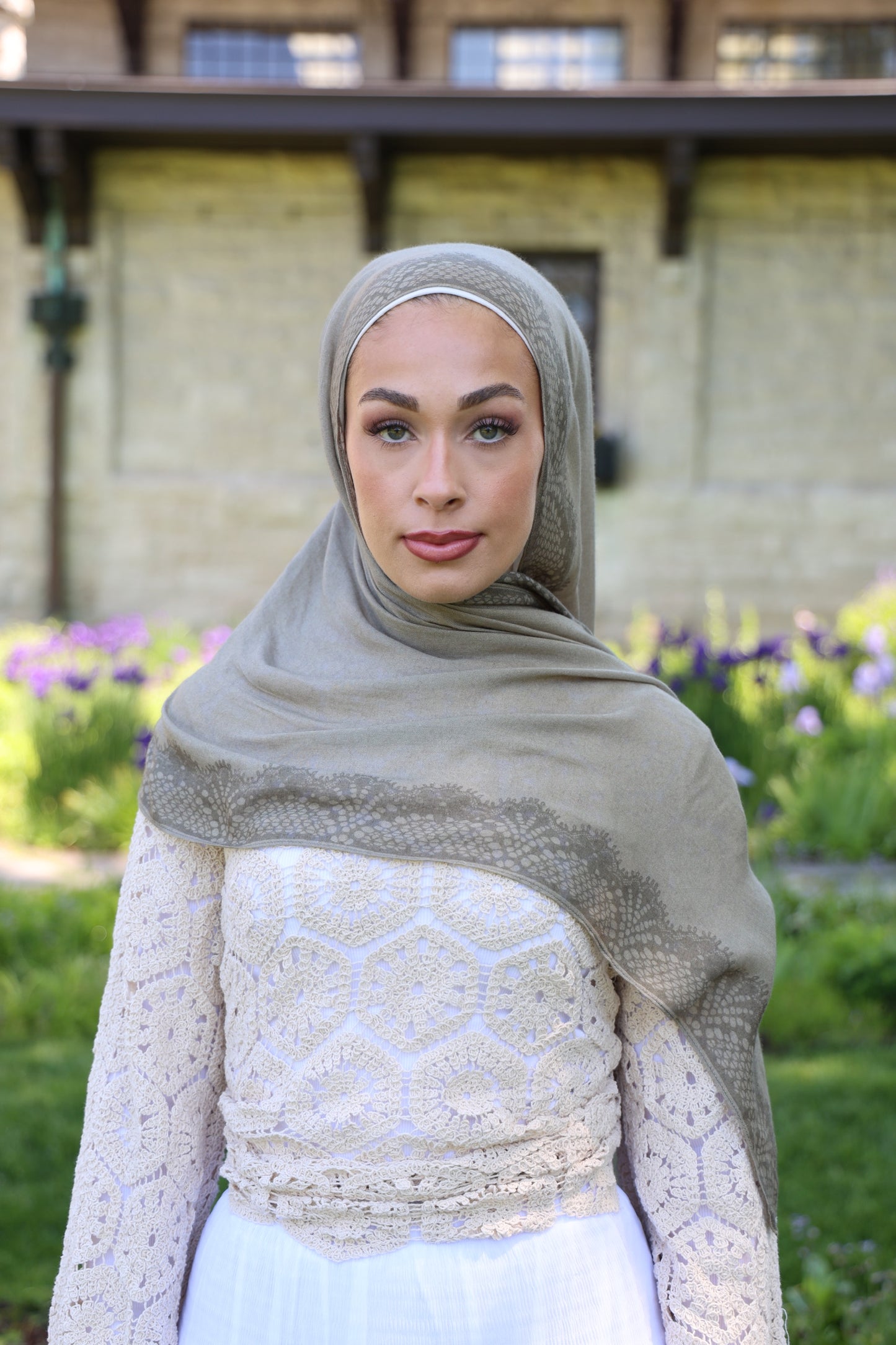 Seafoam Shore Modal Hijab
