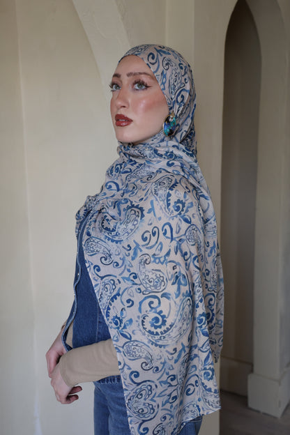 Blue Topaz Modal Hijab
