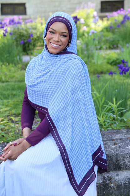 Indigo Waters Modal Hijab