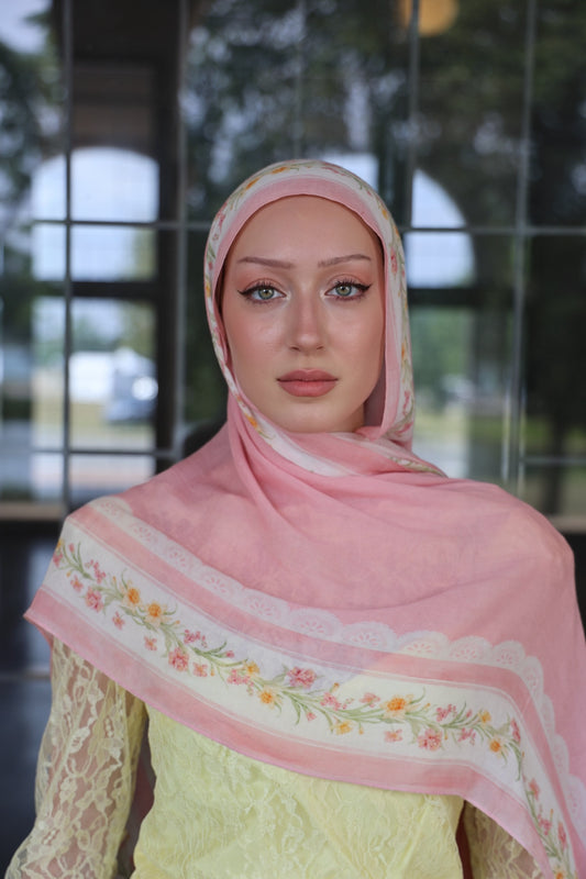 Enchanted Rose Modal Hijab