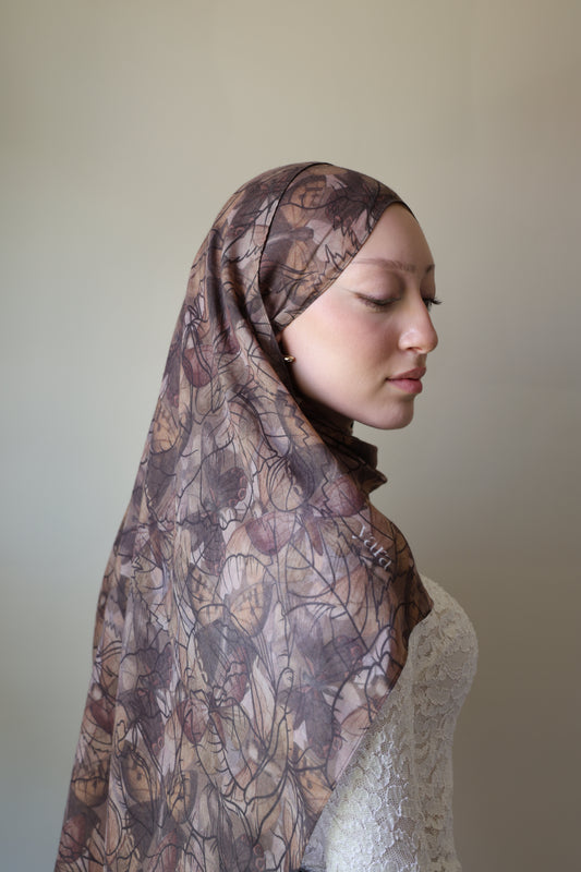 Umber Shadows Modal Hijab