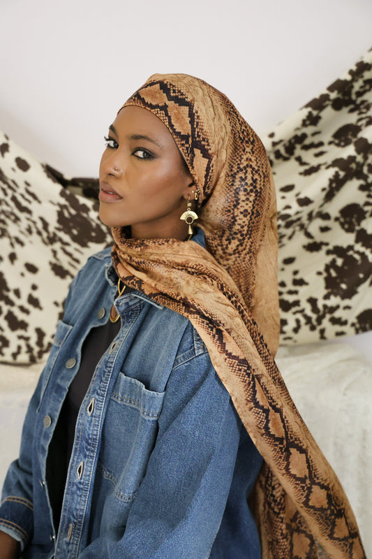 Golden Snake Modal Hijab