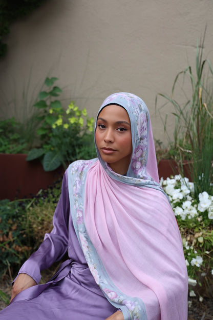 Peony Meadows Modal Hijab
