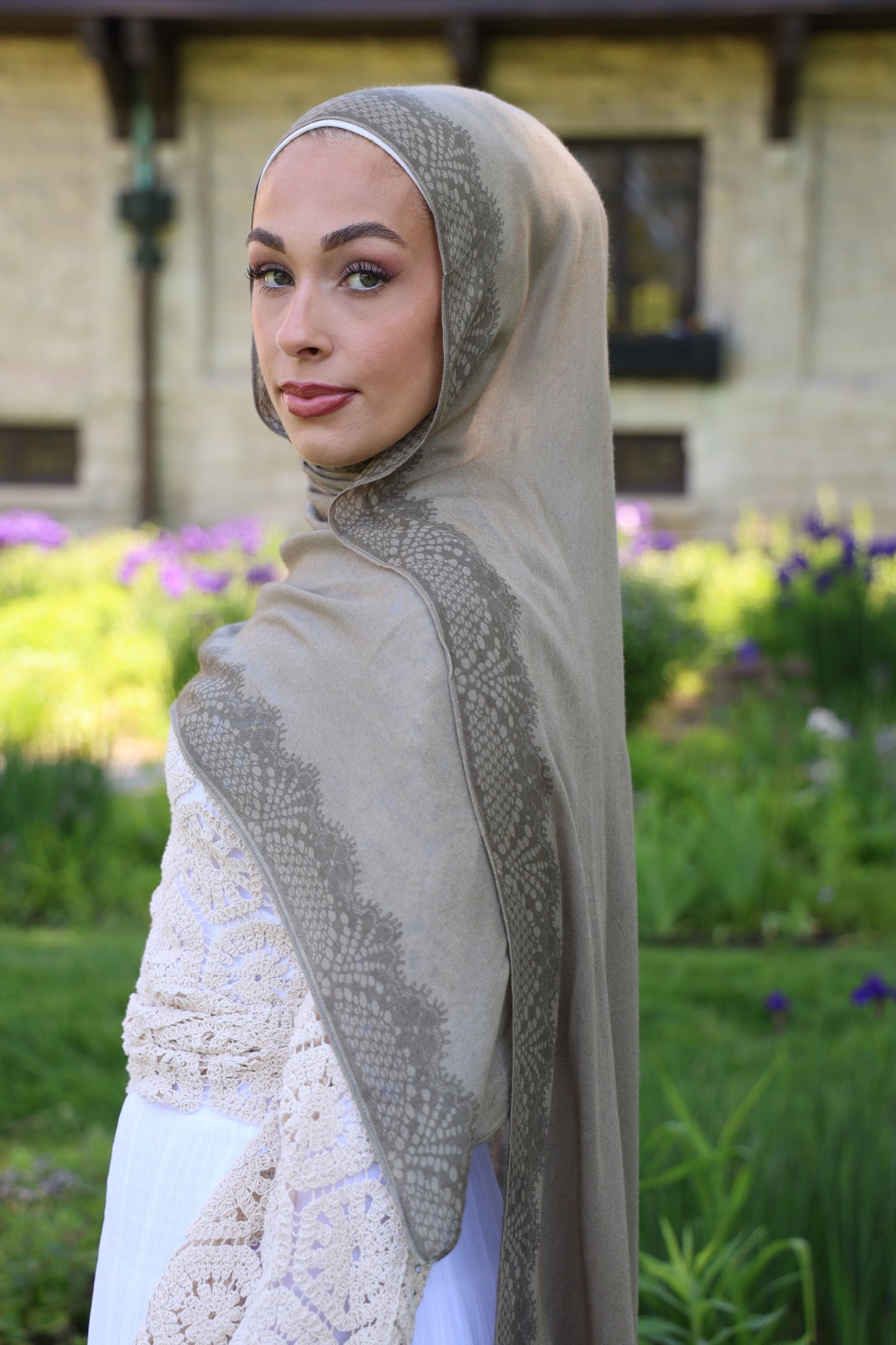 Seafoam Shore Modal Hijab