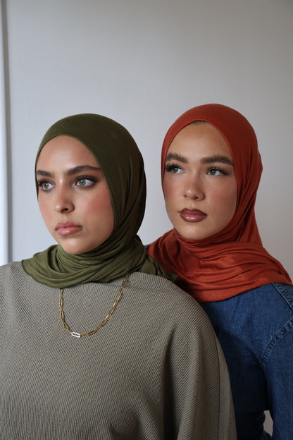 Pumpkin Spice Easy Jersey Hijab