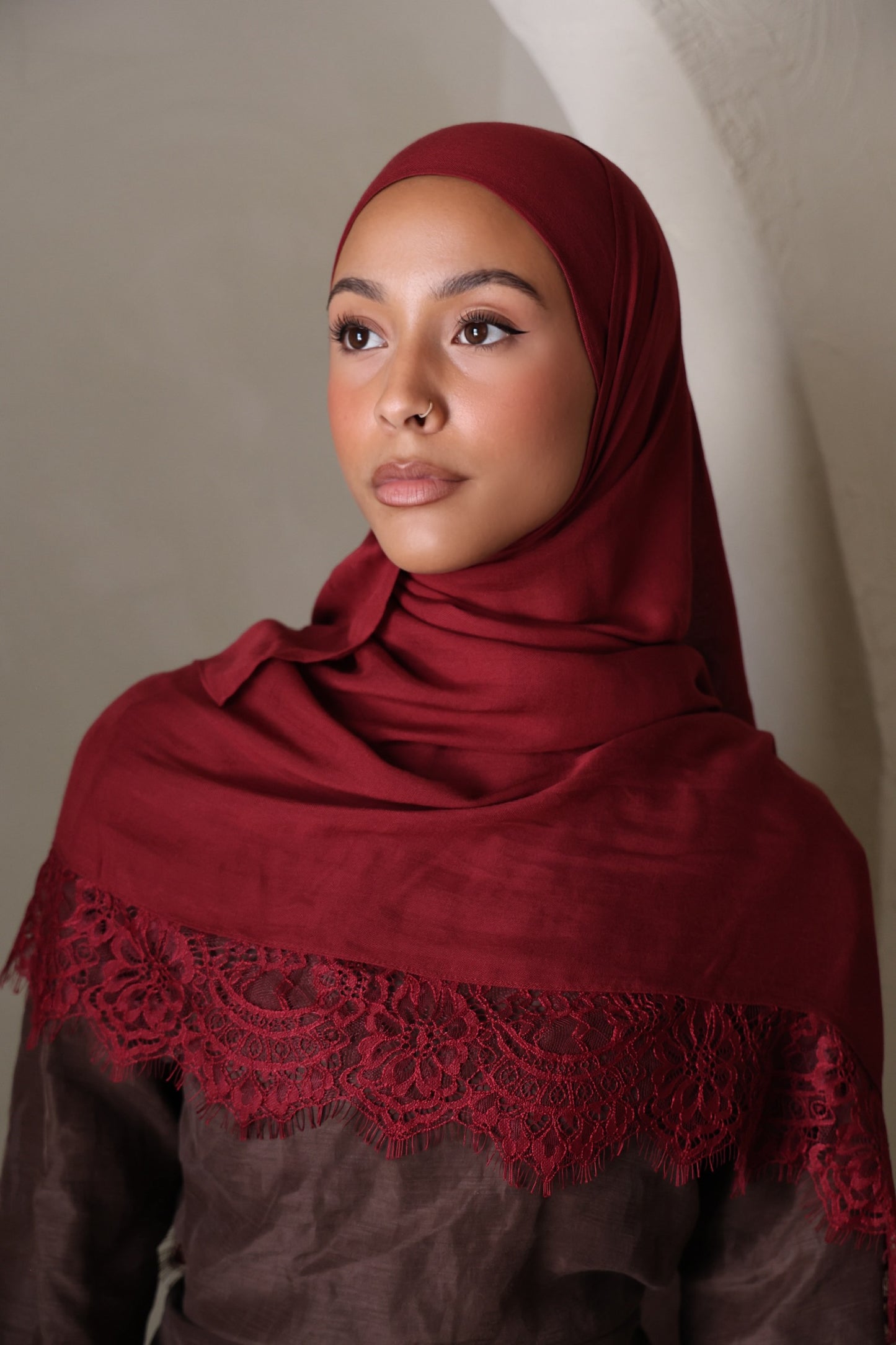 Strawberry Lace Modal Hijab