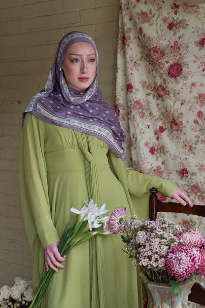 Lilac Vines Modal Hijab