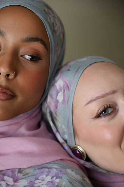 Peony Meadows Modal Hijab