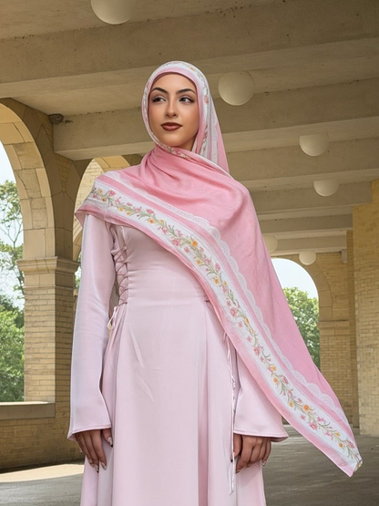Enchanted Rose Modal Hijab