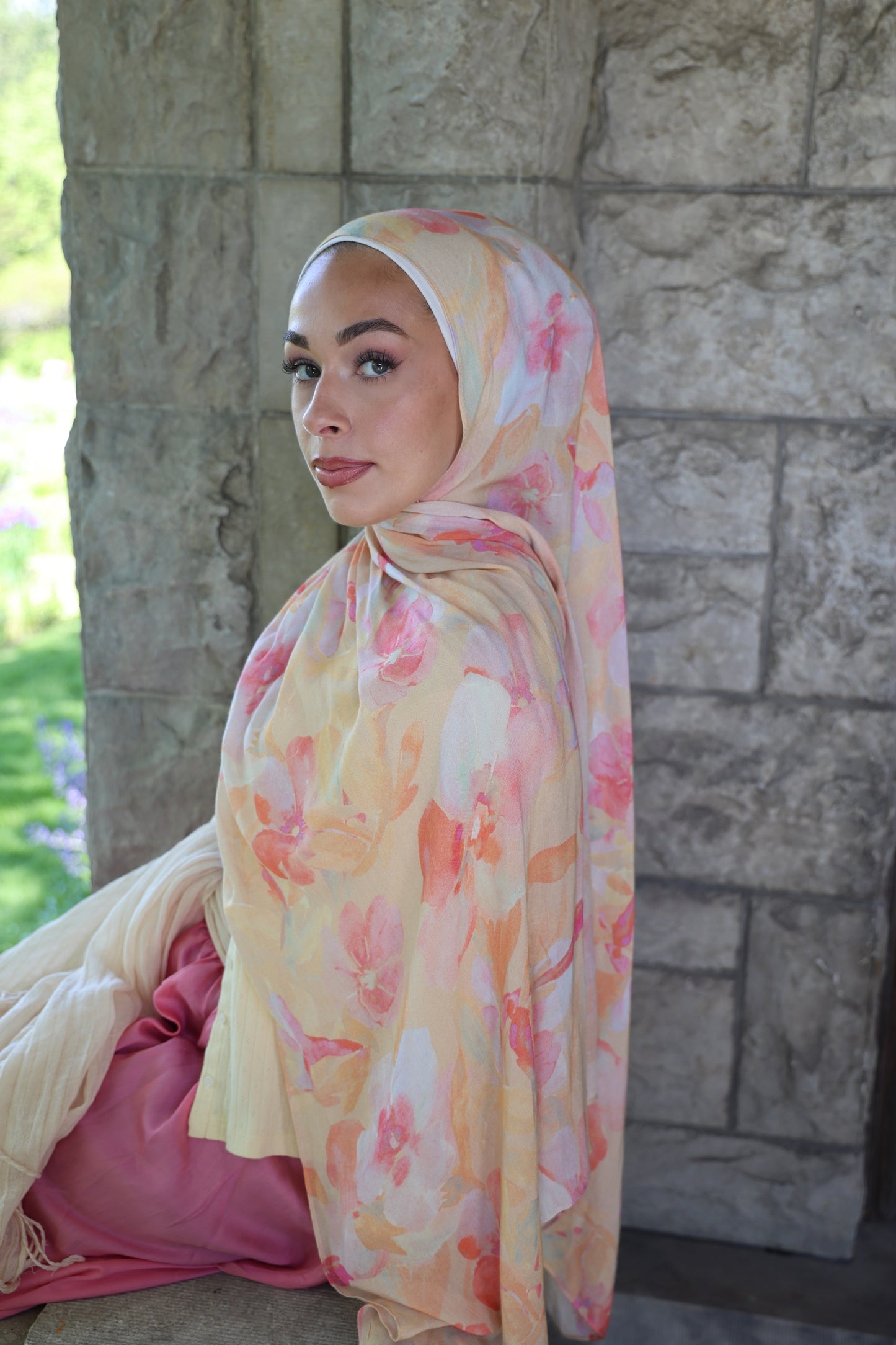 Peach Nectar Modal Hijab