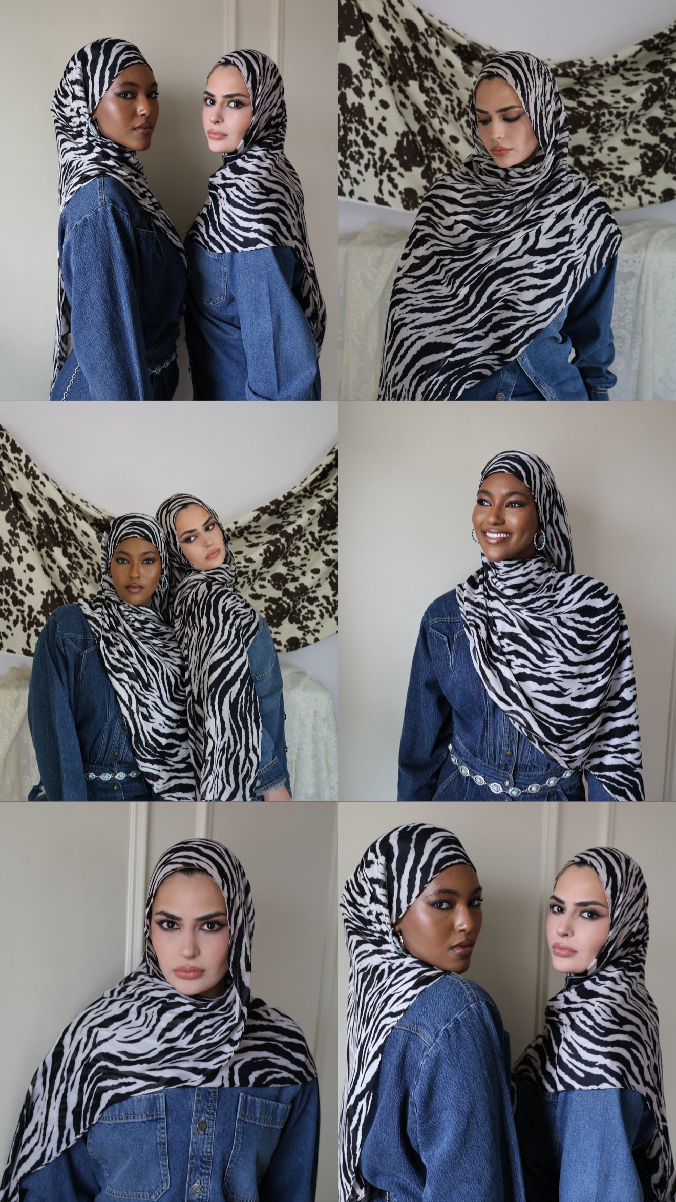 Queen Zebra Modal Hijab