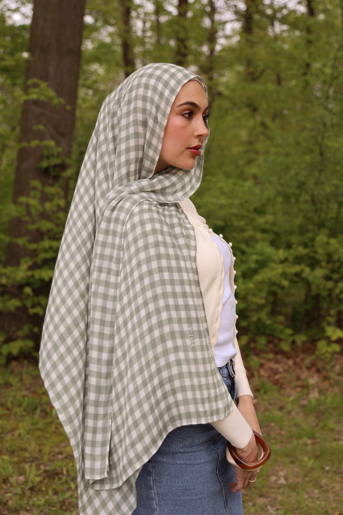 Heathered Sage Modal Hijab