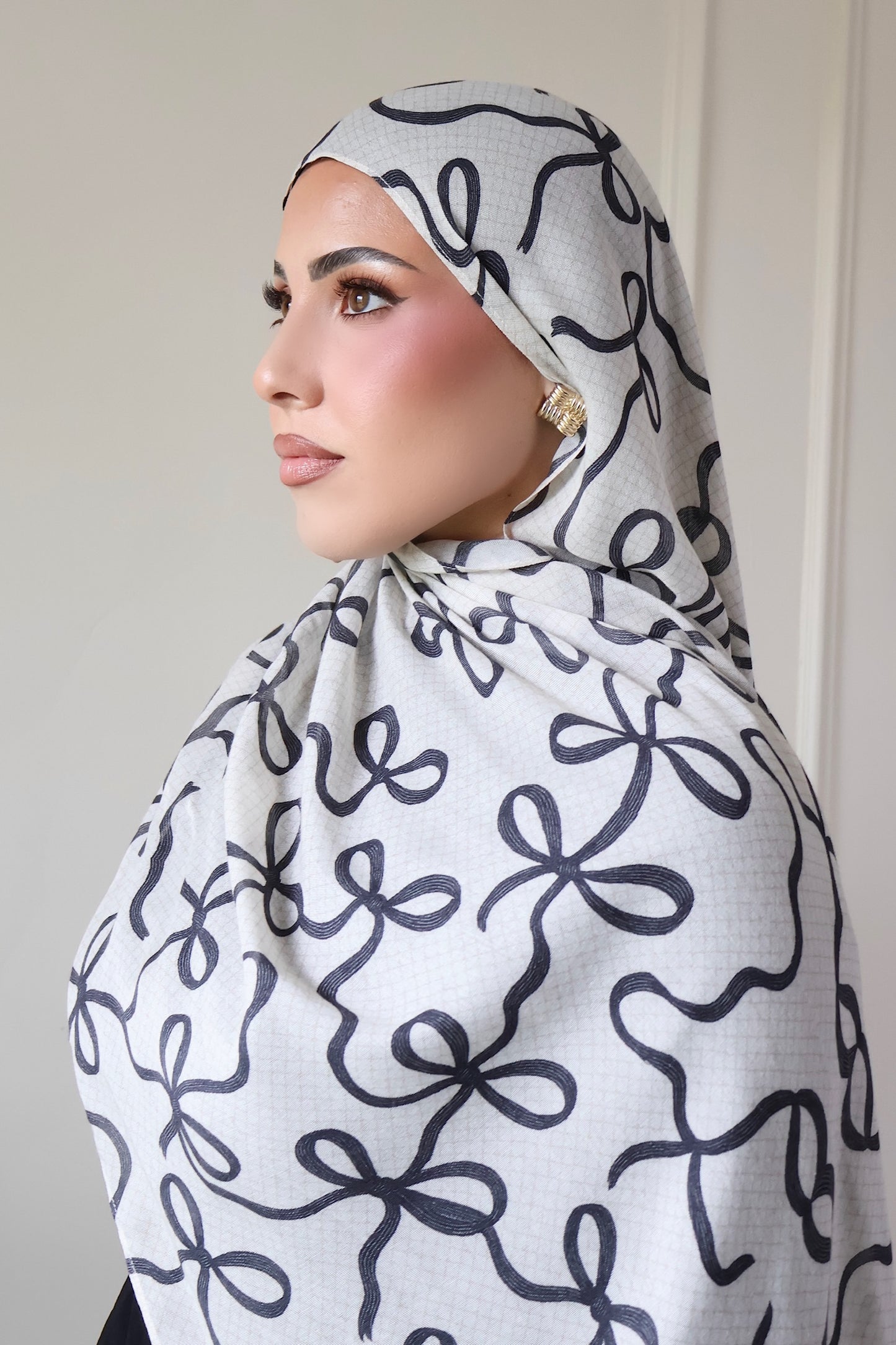 Tangled Silk Modal Hijab