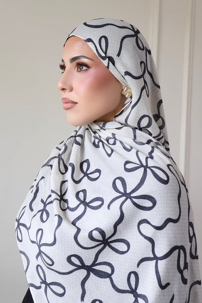 Tangled Silk Modal Hijab