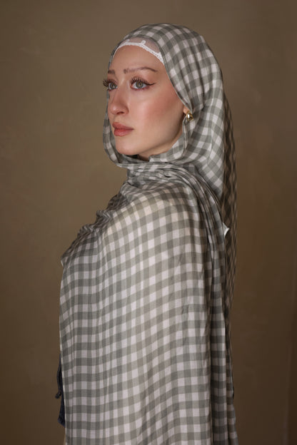 Heathered Sage Modal Hijab