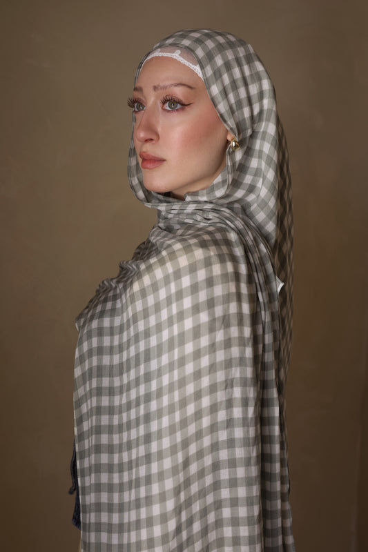 Heathered Sage Modal Hijab