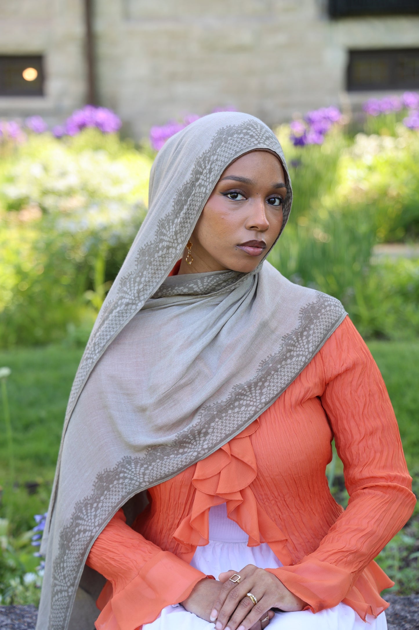 Seafoam Shore Modal Hijab