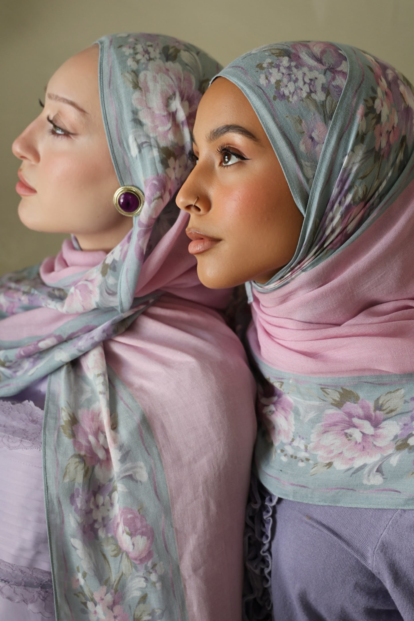 Peony Meadows Modal Hijab