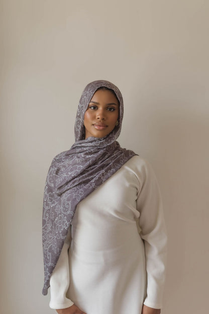 Pearl Net Modal Hijab