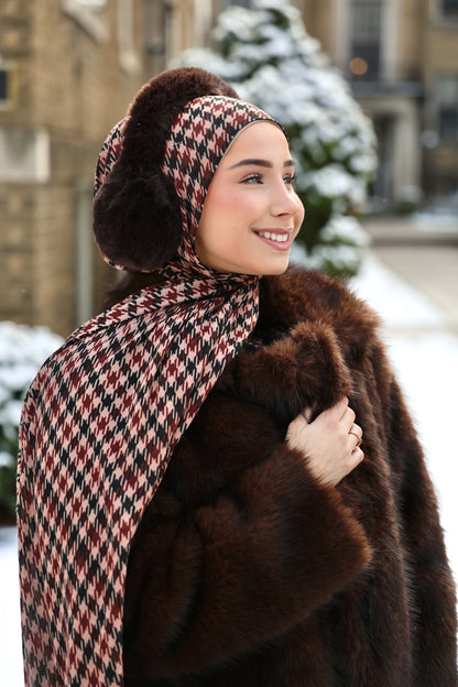 Ginger Plum Modal Hijab