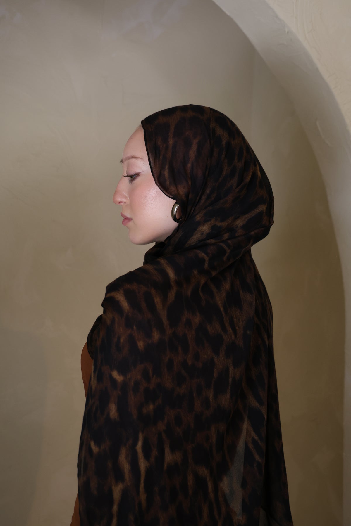 Coco Leopard Modal Hijab