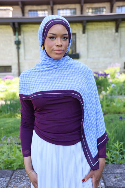 Indigo Waters Modal Hijab