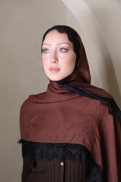 Truffle Lace Modal Hijab