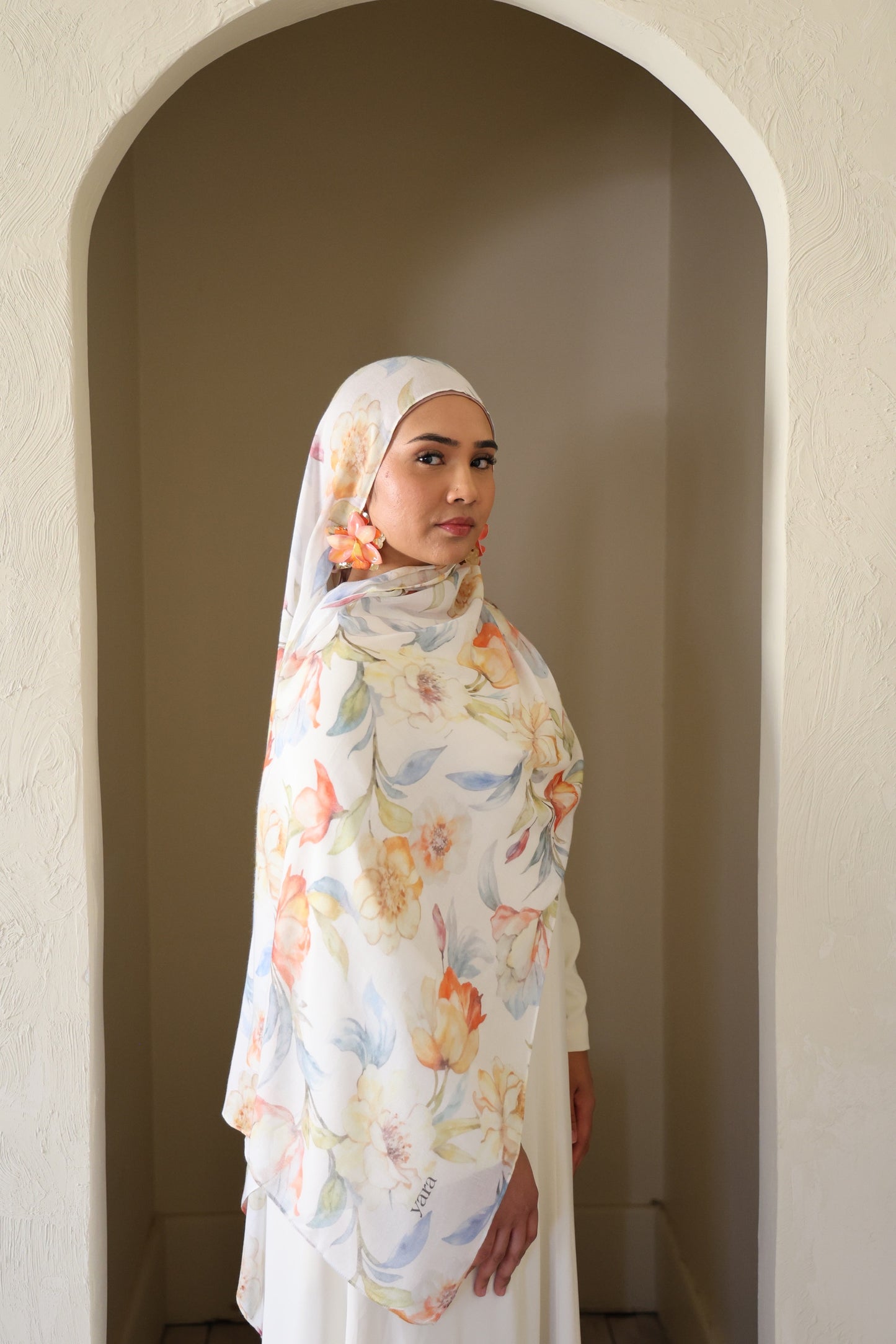 Whimsy Garden Modal Hijab