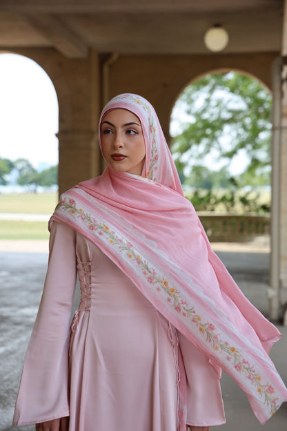 Enchanted Rose Modal Hijab