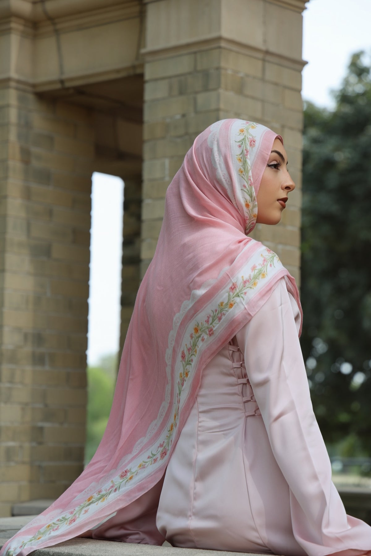Enchanted Rose Modal Hijab