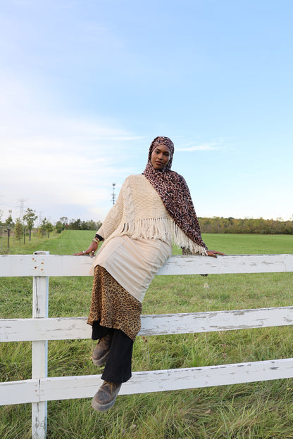 Canyon Leopard Modal Hijab