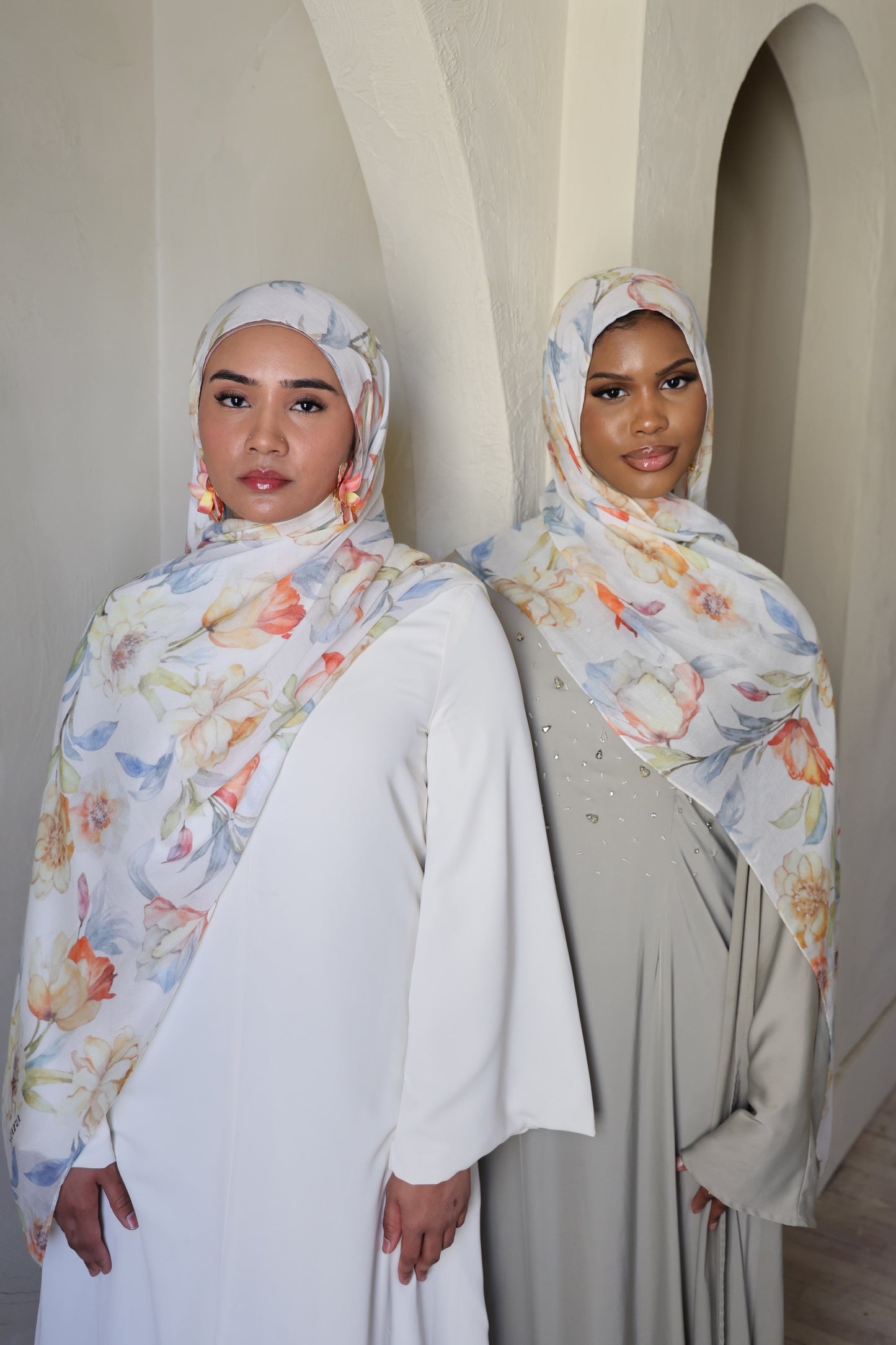Whimsy Garden Modal Hijab