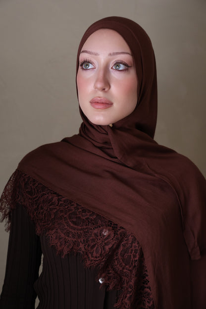 Tiramisu Lace Modal Hijab